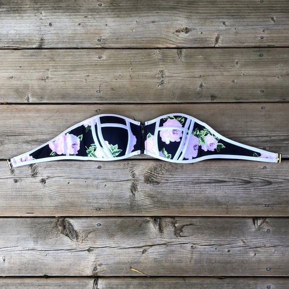 Floral Strapless Bikini Top SHEIN (Size S) - Picture 2 of 8